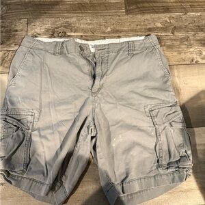 Old Navy Light Gray Cargo Shorts for Men